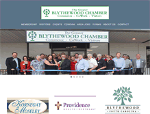 Tablet Screenshot of blythewoodchamber.com